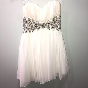 White Dinner Dance/ Formal Dress
